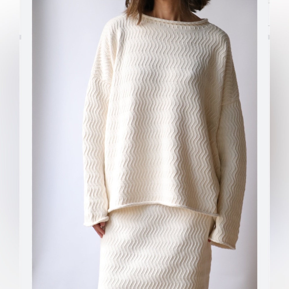 Lauren Manoogian “zig zag” cotton sweater